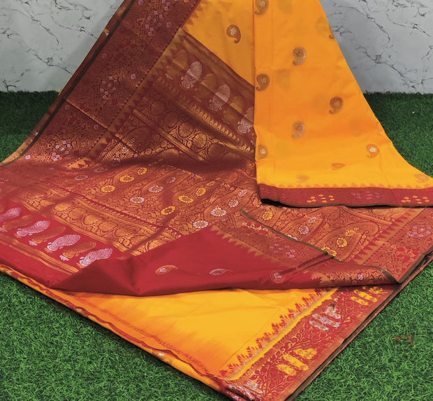 Yellow LW Kanchi Pattu 30 D5-3
