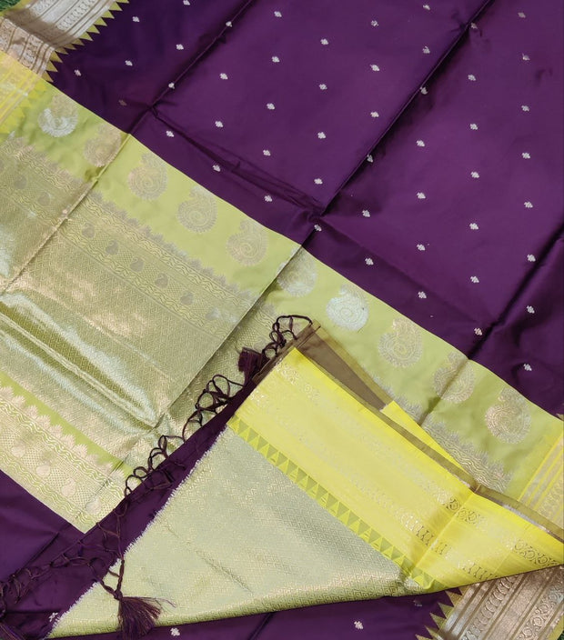 Brown LW Pattu 7 A5-7