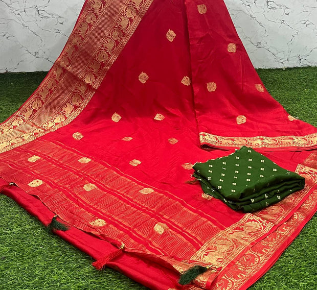 Red Mona Silk 28 A5-6