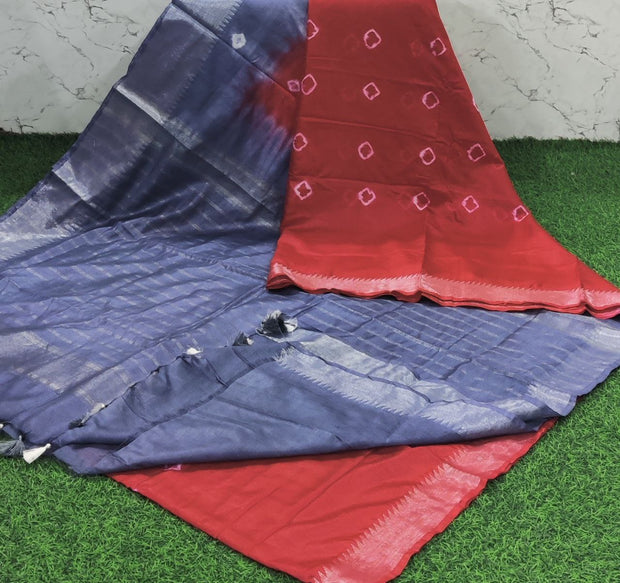 Red Mangalgiri Bandhini 25 D5-5