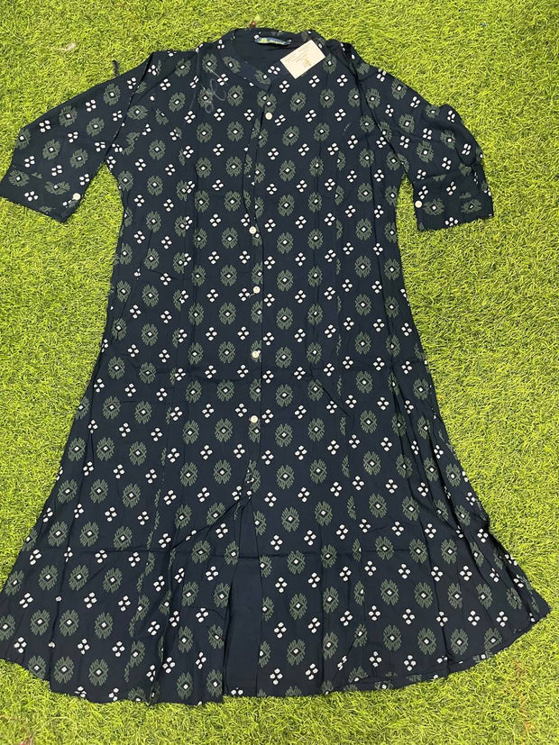 Blue Rayon Top 6 J5-14E