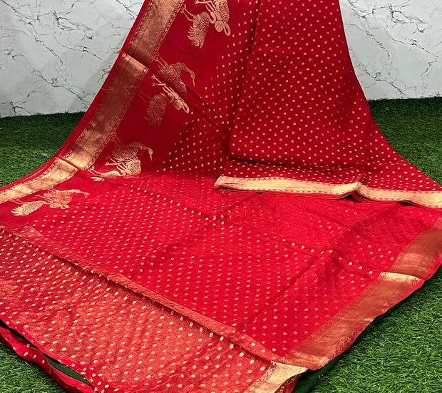 Red Mona Silk 23 A5-1