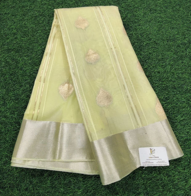 Light pista green chanderi 25 J5 1E