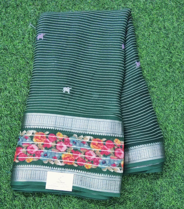 Green Floral 12 E5-2E