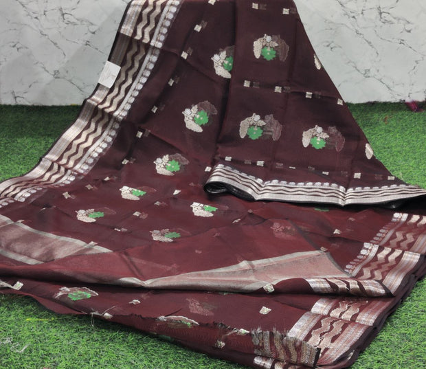 Brown Silk Kota 9 J5-15