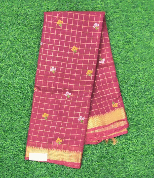 Red Mangalgiri Handloom 6 C5-4E