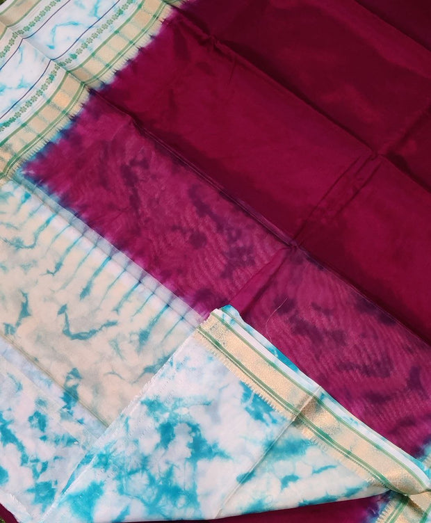 Kempu Shibori Warm Silk 7 A5-13