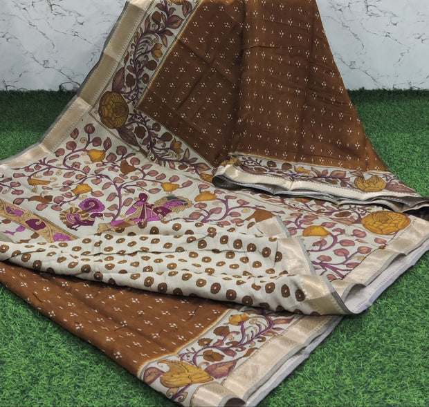 Mustard yellow maheshwari silk 11 E5-9