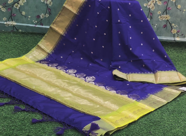 Robin Blue Kanchi Pattu 7 K4-7