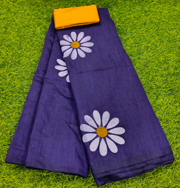 Purple khadi cotton 28 J5 8E