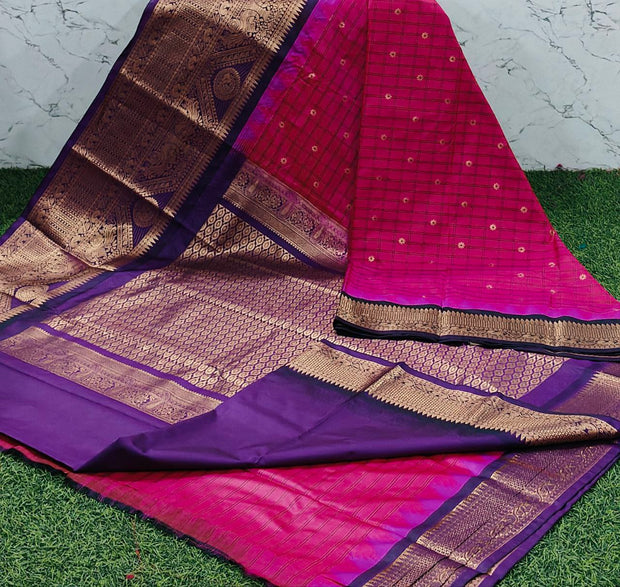 Rani Pink Gadwal Pattu 16 D5-11