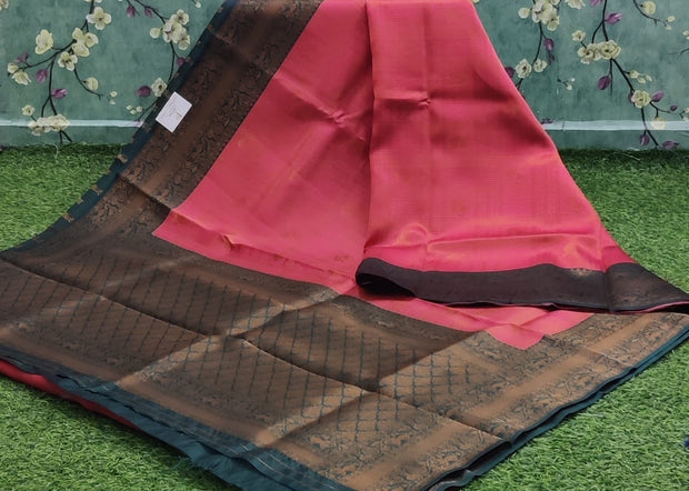 Tomato Red Pasmina Pattu 24 J4-10