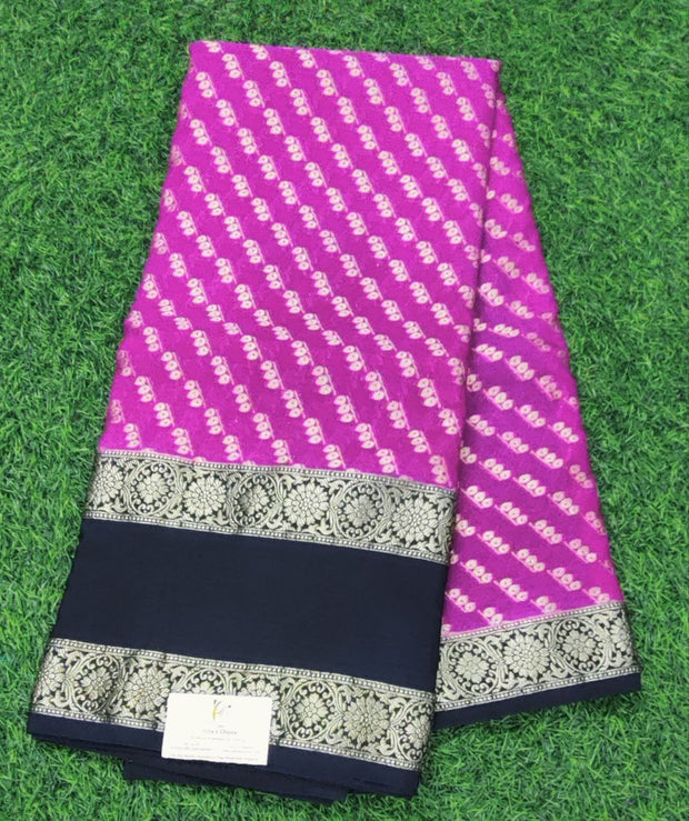 Pink Banaras Pattu 12 E5-10E