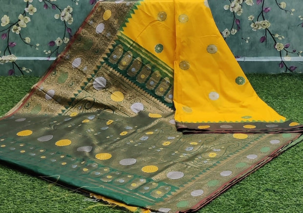 Mango Yellow Vidharba Pattu 18 J4-10
