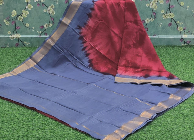Maroon Mangalgiri Shibori 23 C5-7