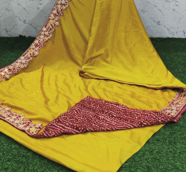 YELLOW RUSSIAN GEORGETTE 10 E5-14