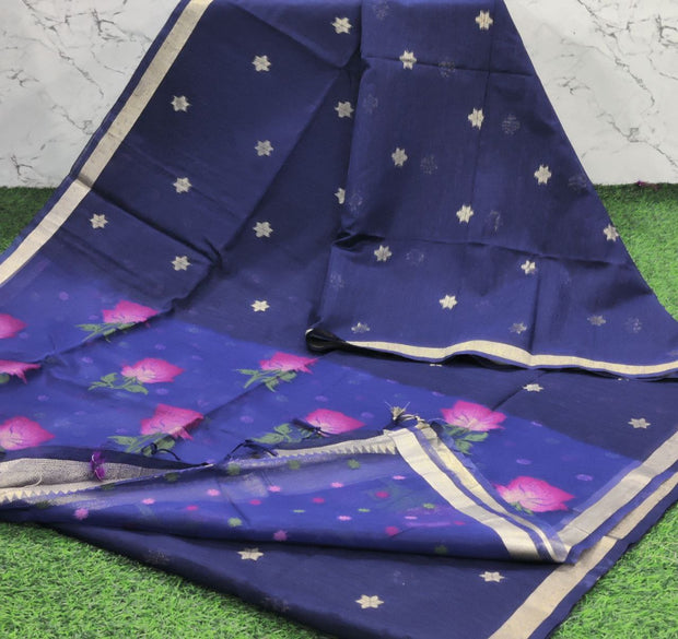 Robbin blue jamdani 30 J5 10