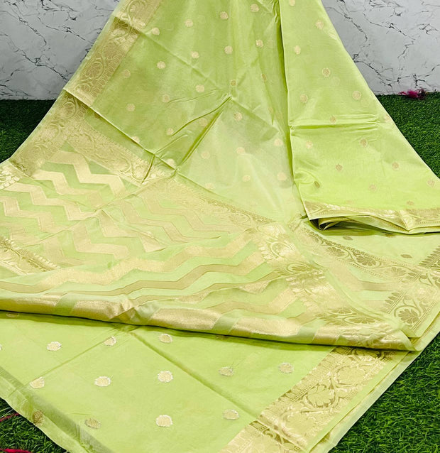 Pista Green Warm Georgette 5 J5-12