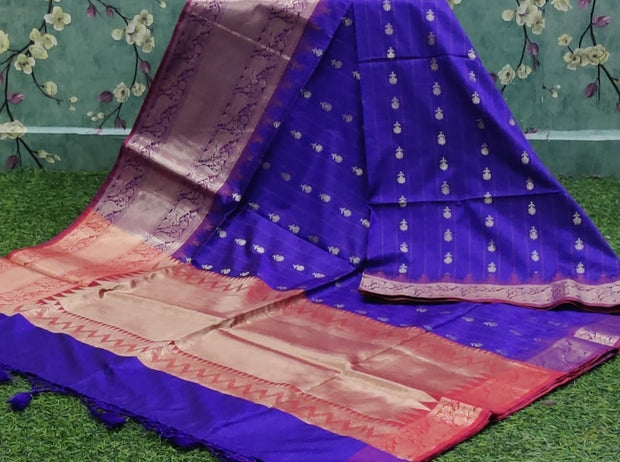 Blue Kanchi Pattu 17 K4-6