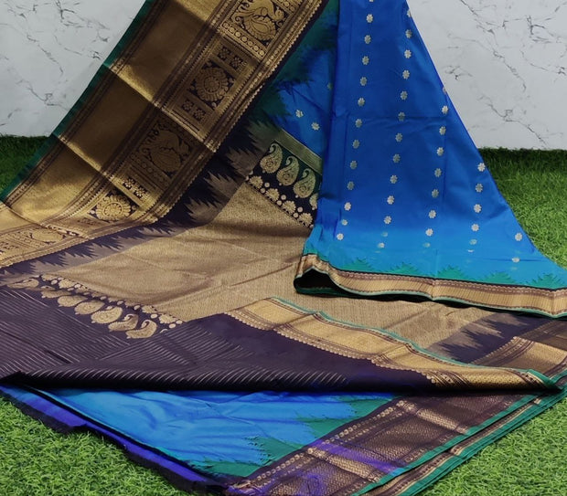 Blue Handloom Gadwal 1 G5-12