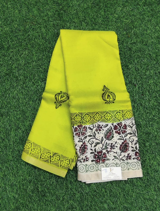 Yellow Kadhi Georgette 16 K4-5E