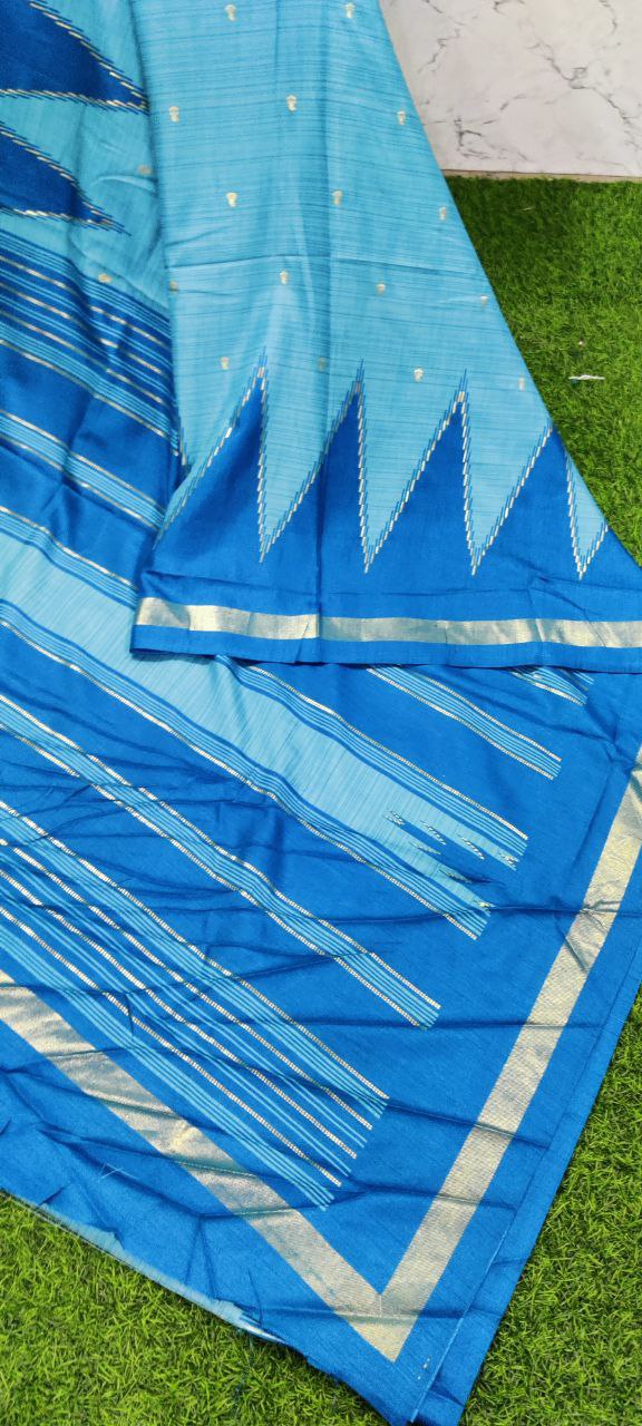 Blue Muslin Silk 20 D5-8