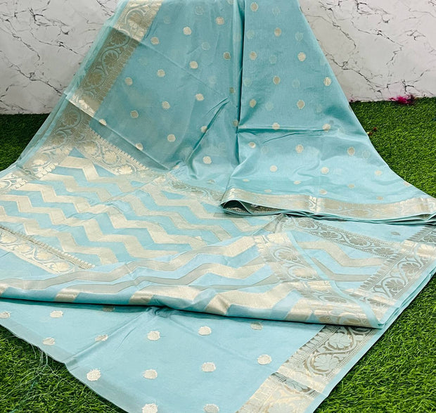 Lux Green Warm Georgette 5 J5-11