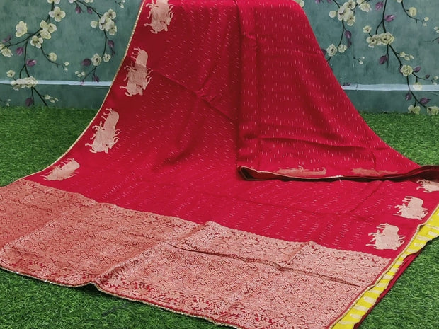 Red Mona Silk 17 K4-16