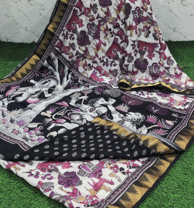 Burgundy Mangalgiri Pattu 7 C5-5