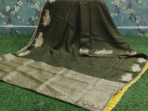 Mehandi Green Mona Silk 17 K4-15