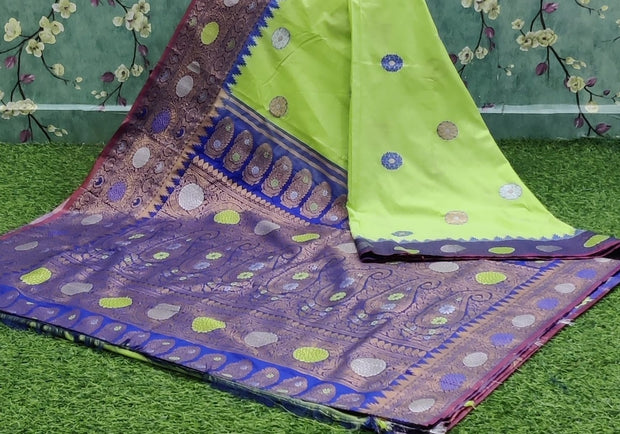 Light Green Vidharba Pattu 18 J4-7
