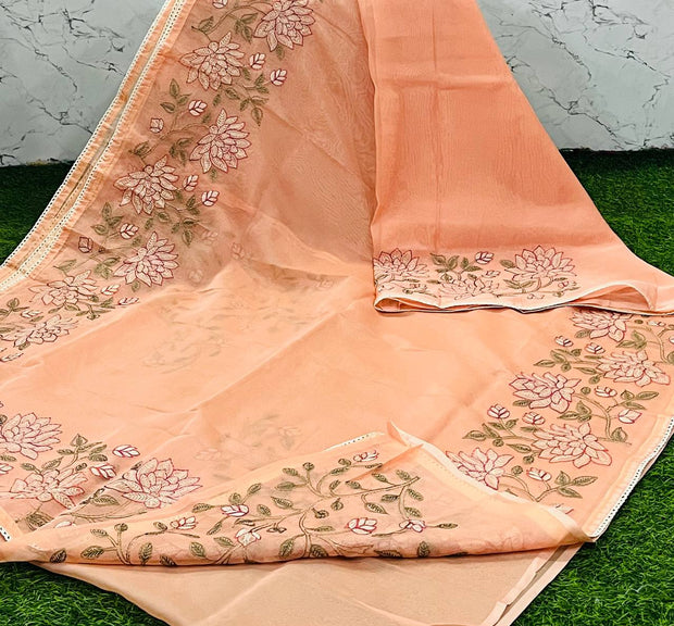 Light Orange Korean Silk 17 K5-7