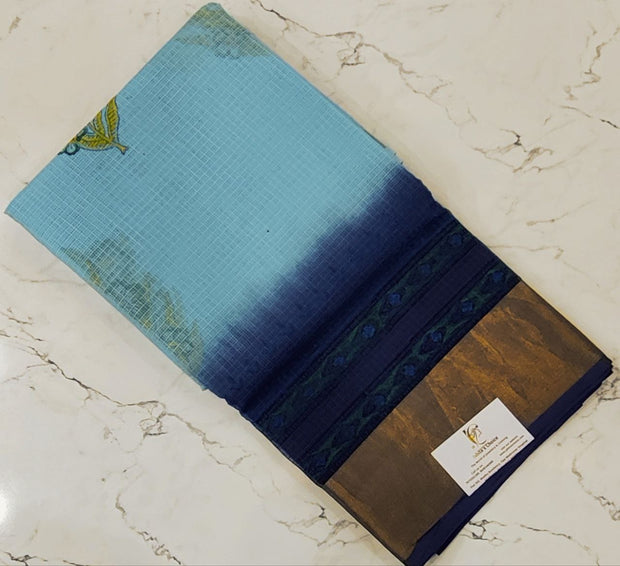 Light Blue Handloom Kota Saree 4Oct14E