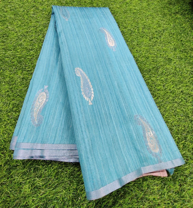 Blue tussar pattu 28 J5 3