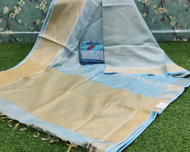 Blue Handloom Tissue 19 K4-1