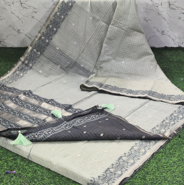 Light green jamdani 27 J5 10