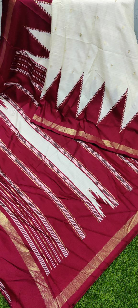 Cream Muslin Silk 20 D5-15