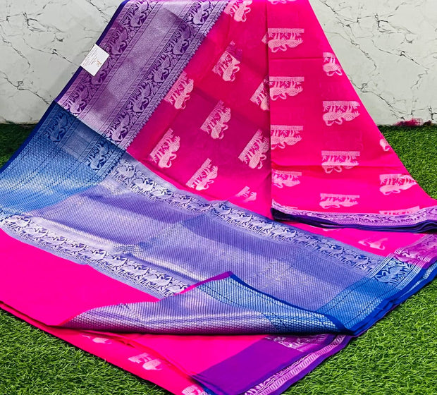 Rani Pink Chanderi 27 I5-10