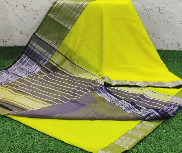 Yellow Mangalgiri Pattu 15 D5-3