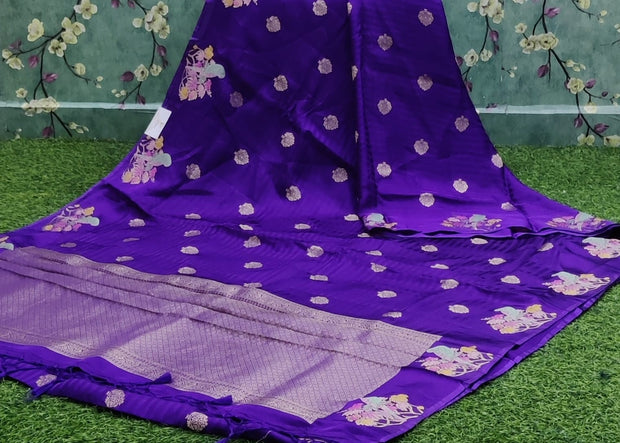 Blue Mashru Pattu 17 J4-7