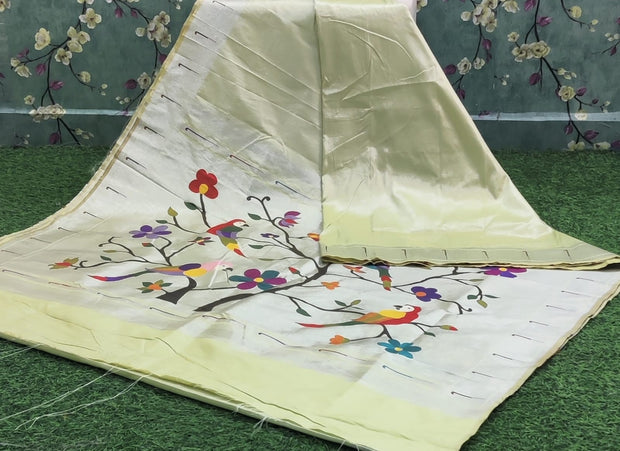 Green Banaras Paithani 8 J4-5