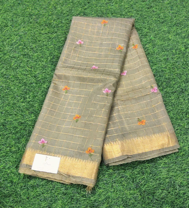 Mehandi Green Mangalgiri Handloom 6 C5-2E