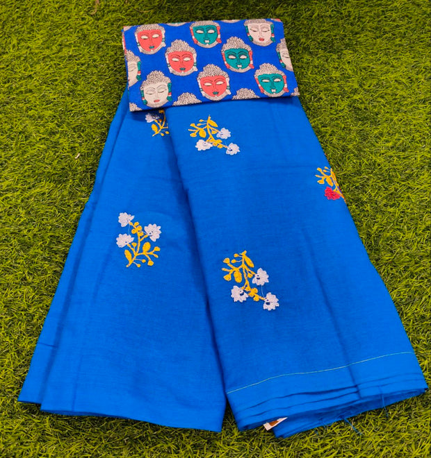 Blue khadi cotton 28 J5 12E