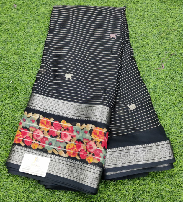 Black mysore crape 29 J5 8E