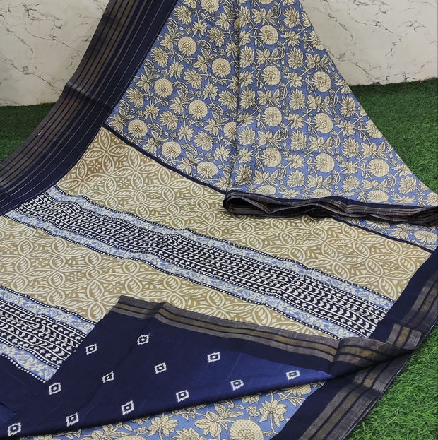 Blue Kalamkari 22 J5-3