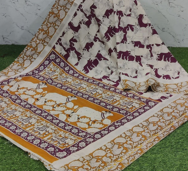 Burgundy Chinnor Pichwai 17 L4-10