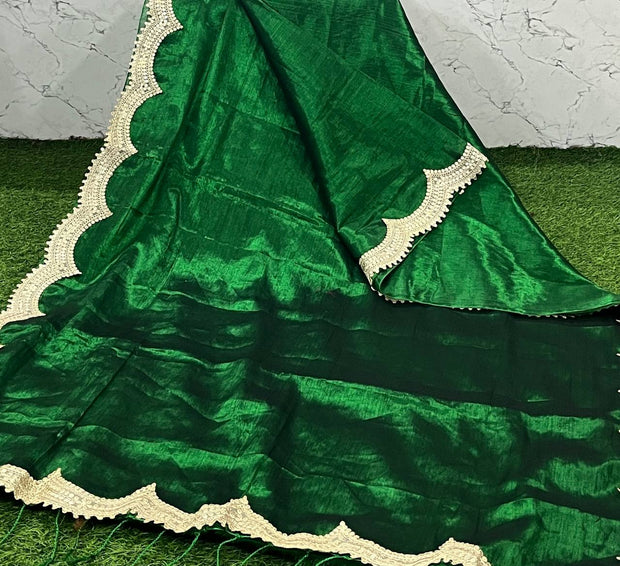 Green Linen Tissue 25 C5-12