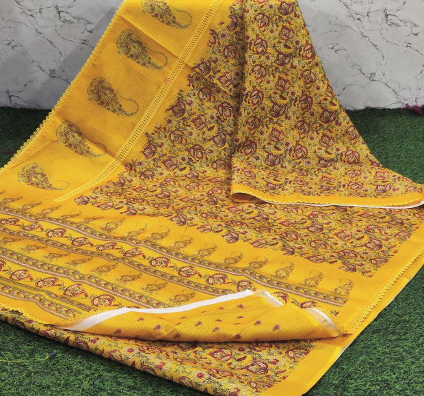 Yellow Floral Kota 12 J5-8
