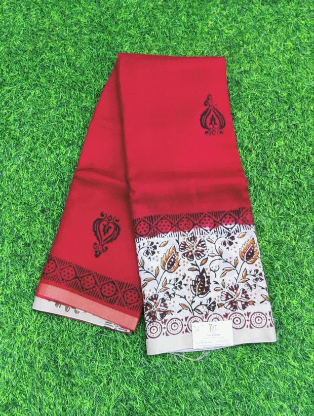 Red Kadhi Georgette 16 K4-7E
