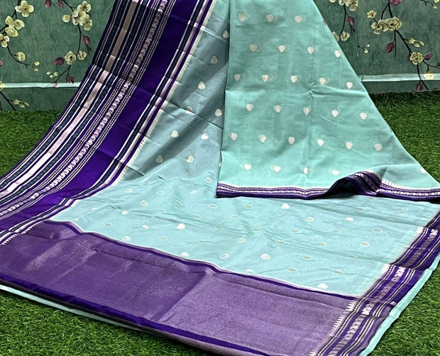 Lux Green Chinoor Pattu 2 L4-10